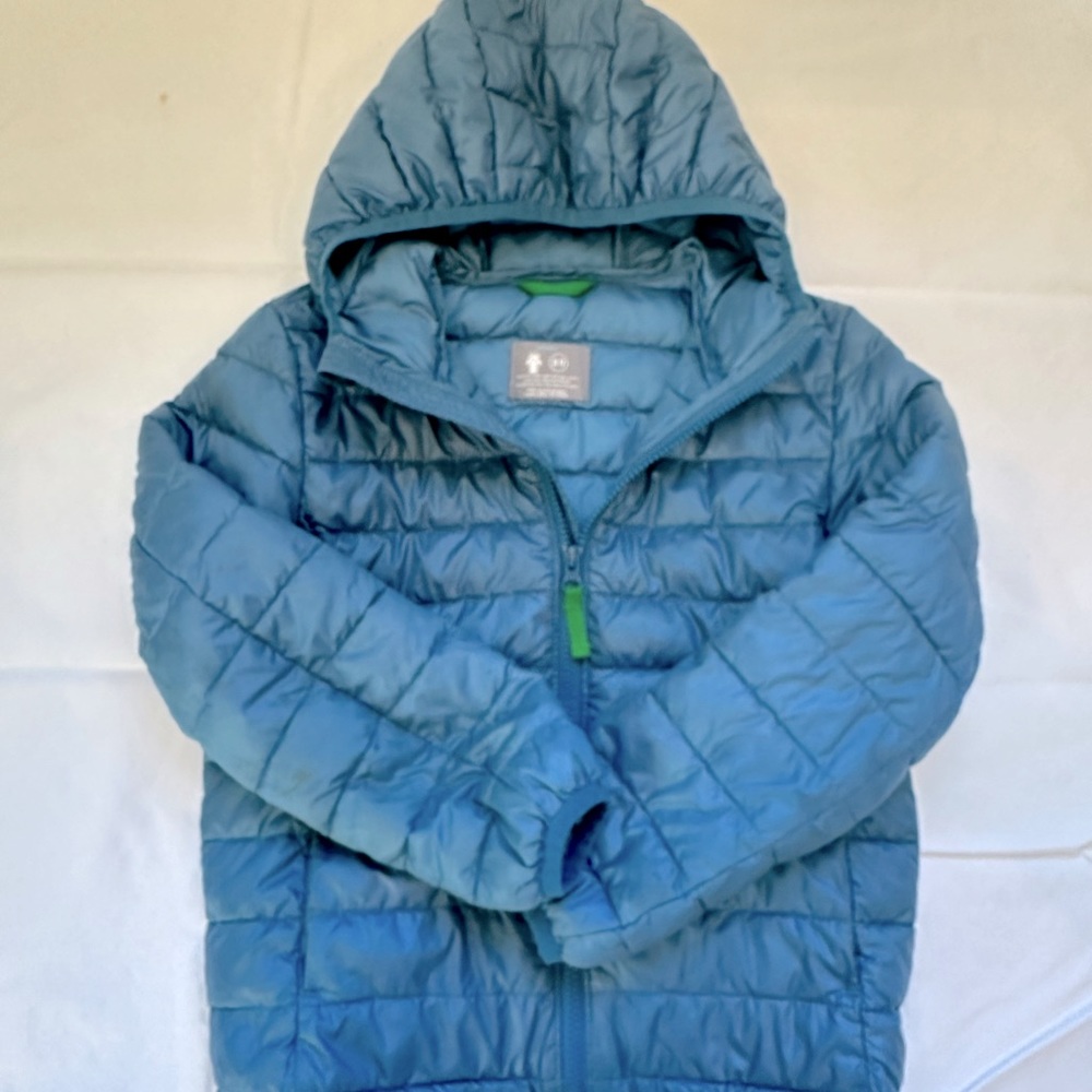 Primary Kids Lightweight Puffer Jacket - Size 8-9